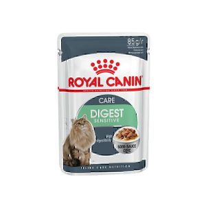 پوچ گربه بالغ رویال کنین مدل گوارش حساس با طعم مرغ – Royal Canin Digest Sensitive Chicken