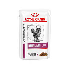 پوچ گربه بالغ رنال رویال کنین با طعم گوشت – غذای مرطوب Royal Canin Renal Beef Pouch