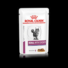 پوچ گربه بالغ رنال رویال کنین با طعم مرغ – غذای مرطوب Royal Canin Renal Chicken Pouch